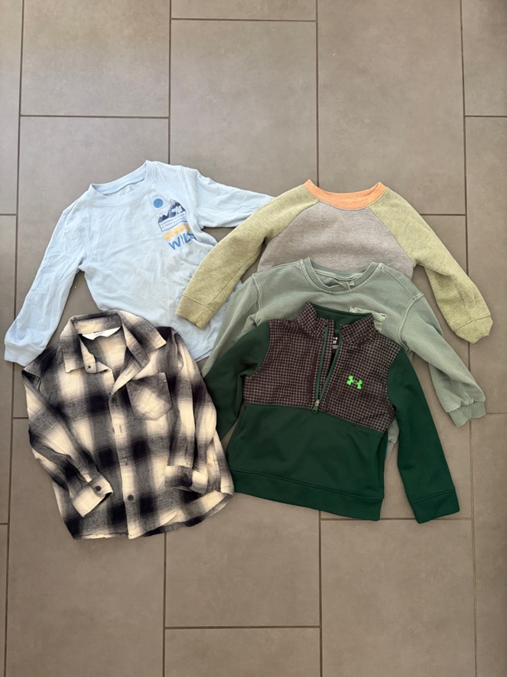 5 boys long sleeve bundle